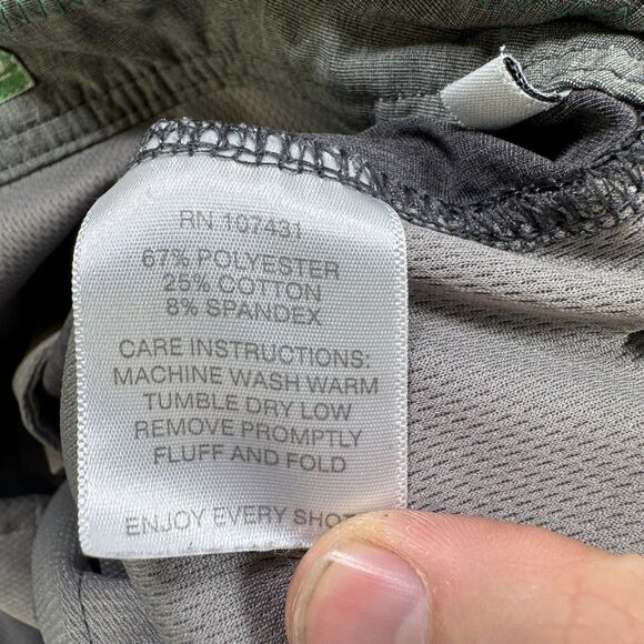 Linksoul Shorts‎ Mens 36 Gray Stretch Performance Golf Hybrid Recycled Comfort - Picture 6 of 7